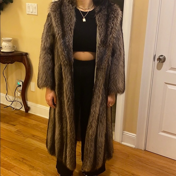 Jackets & Blazers - REAL Raccoon Fur Coat